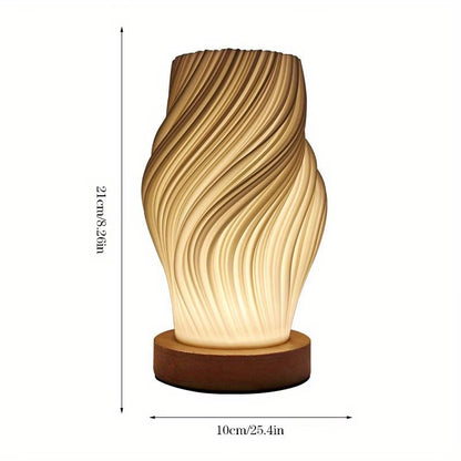 Ark & Oak™ Spiral LED Table Lamp