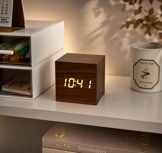 Ark & Oak™ Smart Wood Clock