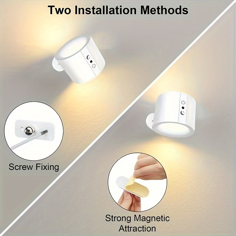 Ark & Oak™ Daul Magnetic Wall Light (2pcs)