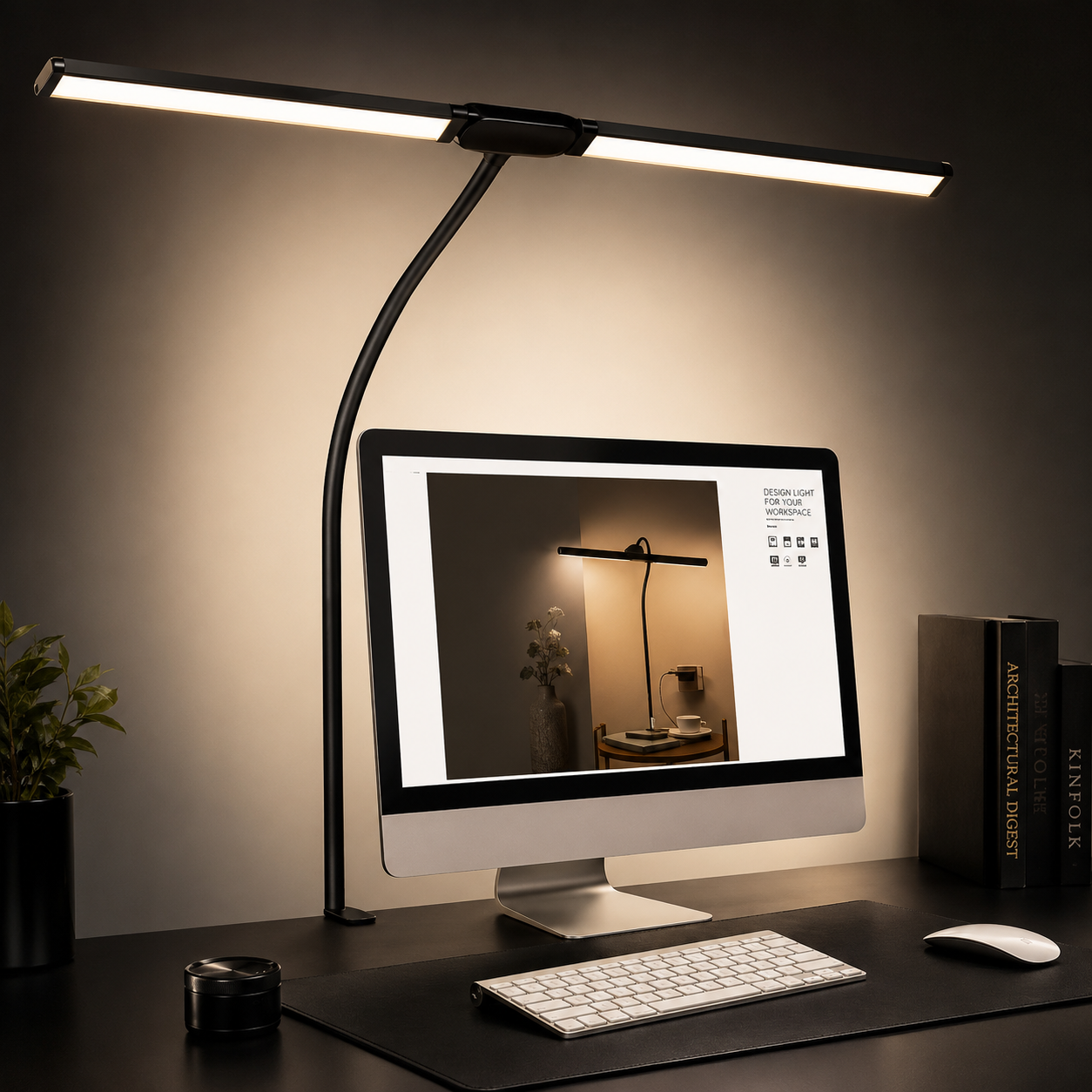 Ark & Oak™ Dual-Head LED Desk Lamp