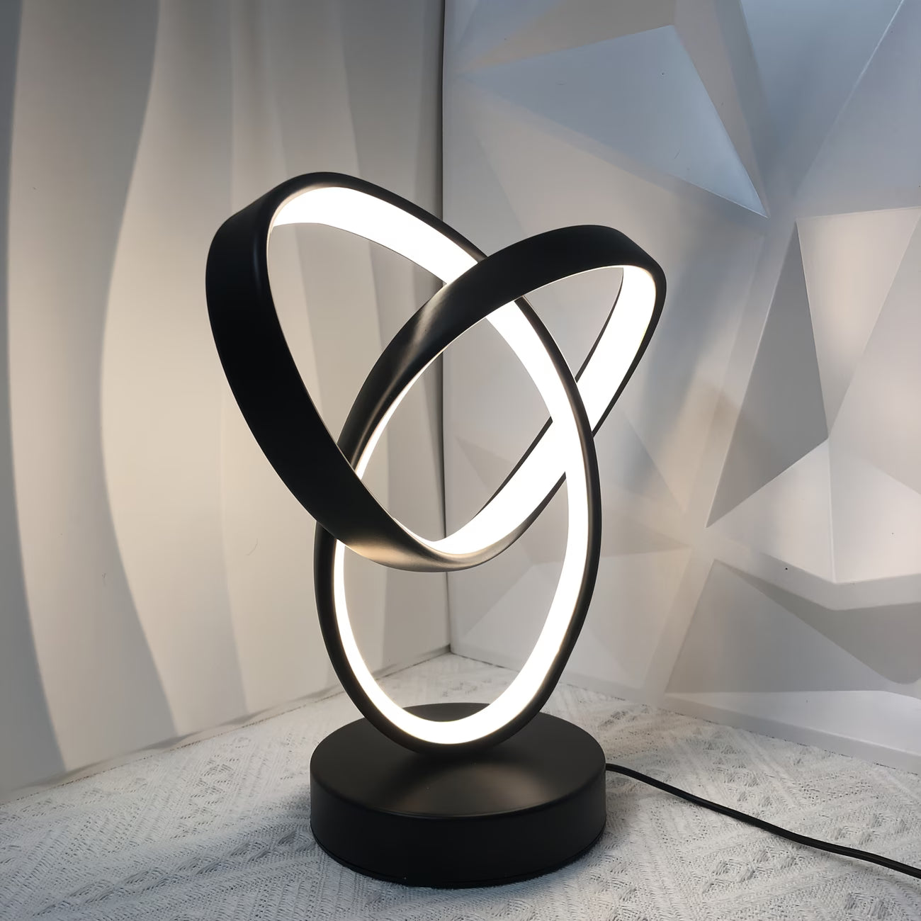 Ark & Oak™ Infinity Loop LED Table Lamp