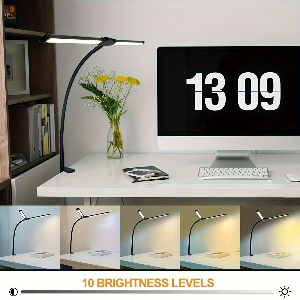 Ark & Oak™ Dual-Head LED Desk Lamp