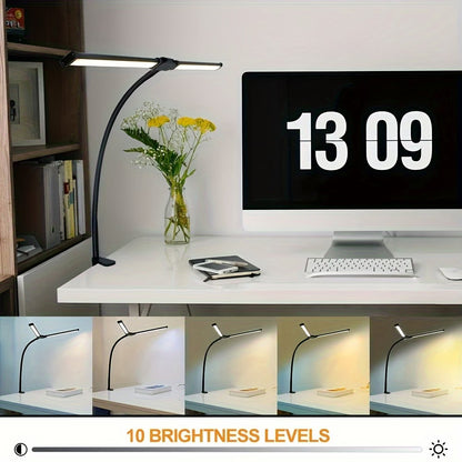 Ark & Oak™ Dual-Head LED Desk Lamp