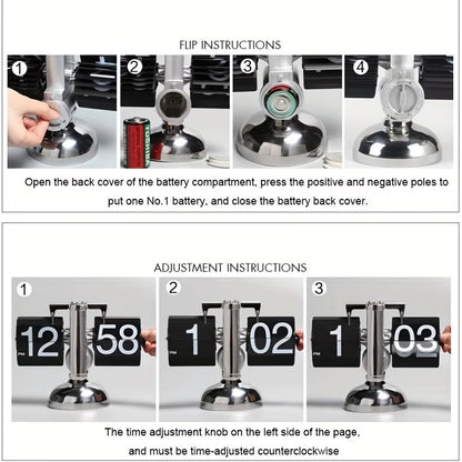 Ark & Oak™ Vintage Flip Clock