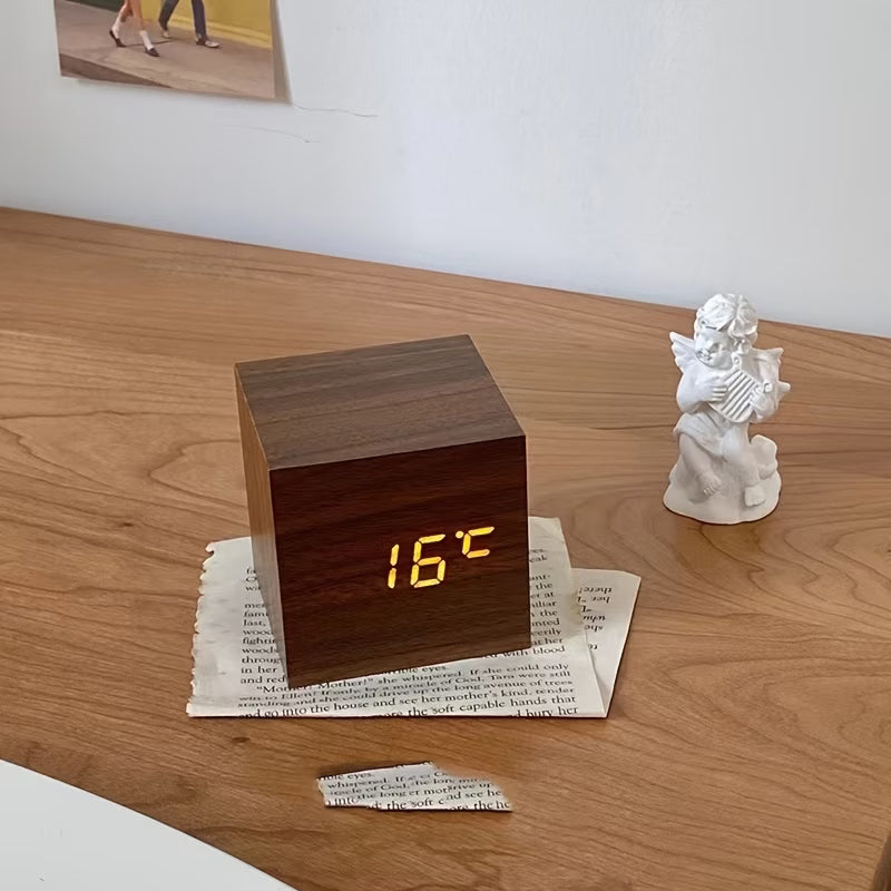Ark & Oak™ Smart Wood Clock
