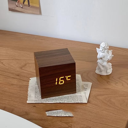 Ark & Oak™ Smart Wood Clock
