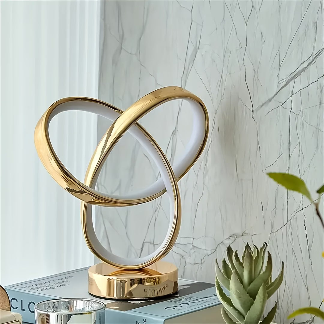 Ark & Oak™ Infinity Loop LED Table Lamp