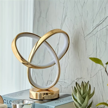 Ark & Oak™ Infinity Loop LED Table Lamp