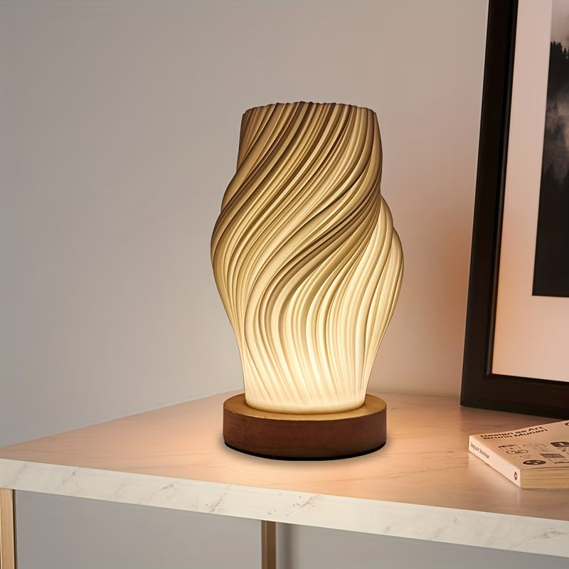 Ark & Oak™ Spiral LED Table Lamp