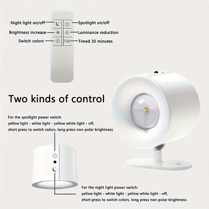Ark & Oak™ Daul Magnetic Wall Light (2pcs)