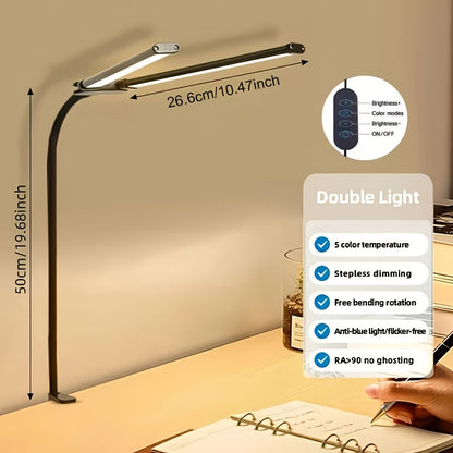 Ark & Oak™ Dual-Head LED Desk Lamp