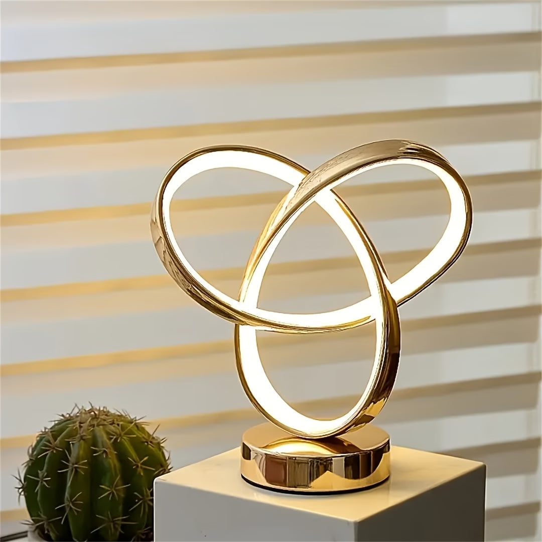 Ark & Oak™ Infinity Loop LED Table Lamp