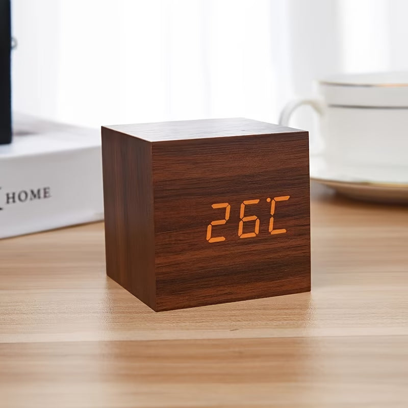 Ark & Oak™ Smart Wood Clock