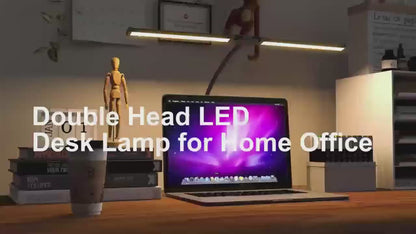 Ark & Oak™ Dual-Head LED Desk Lamp
